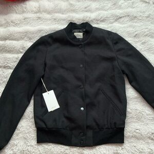 Aritzia Black Bomber Jacket